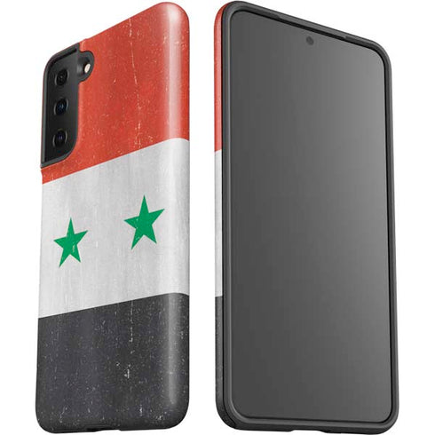 Syria Flag Distressed Galaxy S21 Plus 5G Pro Case